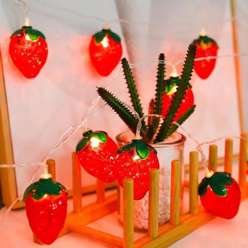 6.5FT 10LEDS fraise chaîne lum - Led Fairy String Lights avis et prix