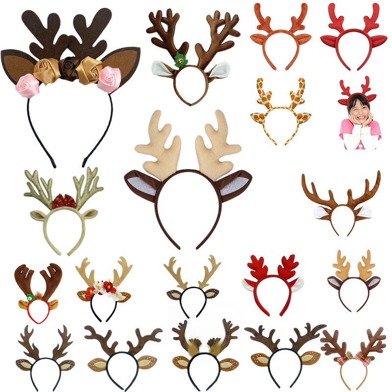 Ensemble de costumes de renne, - Reindeer Antlers Headband avis et prix