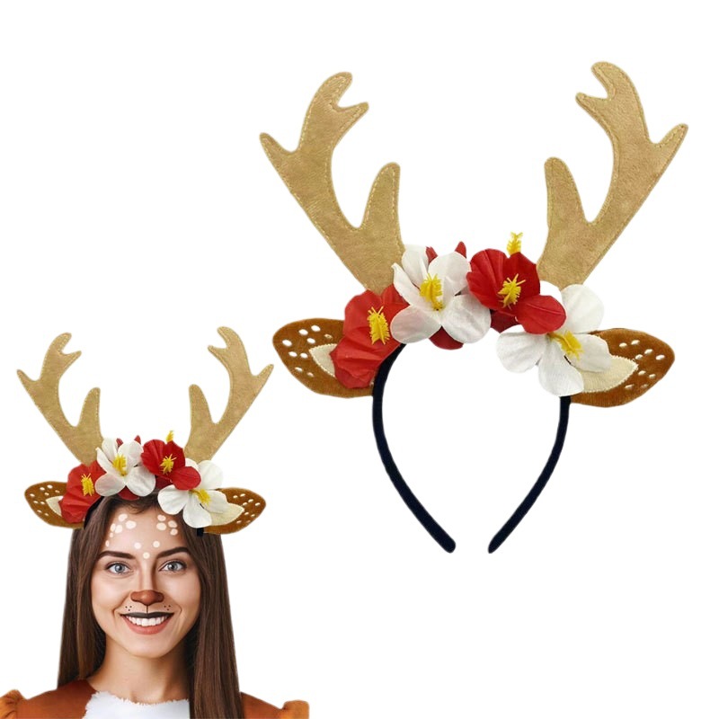 Ensemble de costumes de renne, - Reindeer Antlers Headband avis et prix