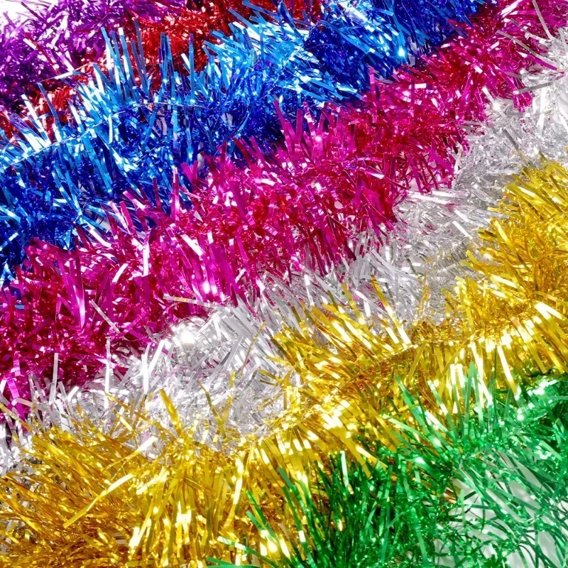 Guirlande de rubans de Noël co - Tinsel Garland Decoration avis et prix