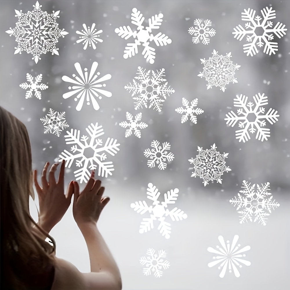 Autocollants statiques flocon  - Snowflake Window Decal avis et prix
