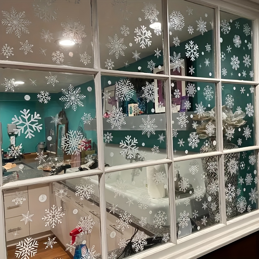 Autocollants statiques flocon  - Snowflake Window Decal avis et prix