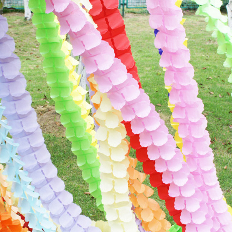 1 guirlande de 3m en papier et - Tinsel Garland Decoration avis et prix
