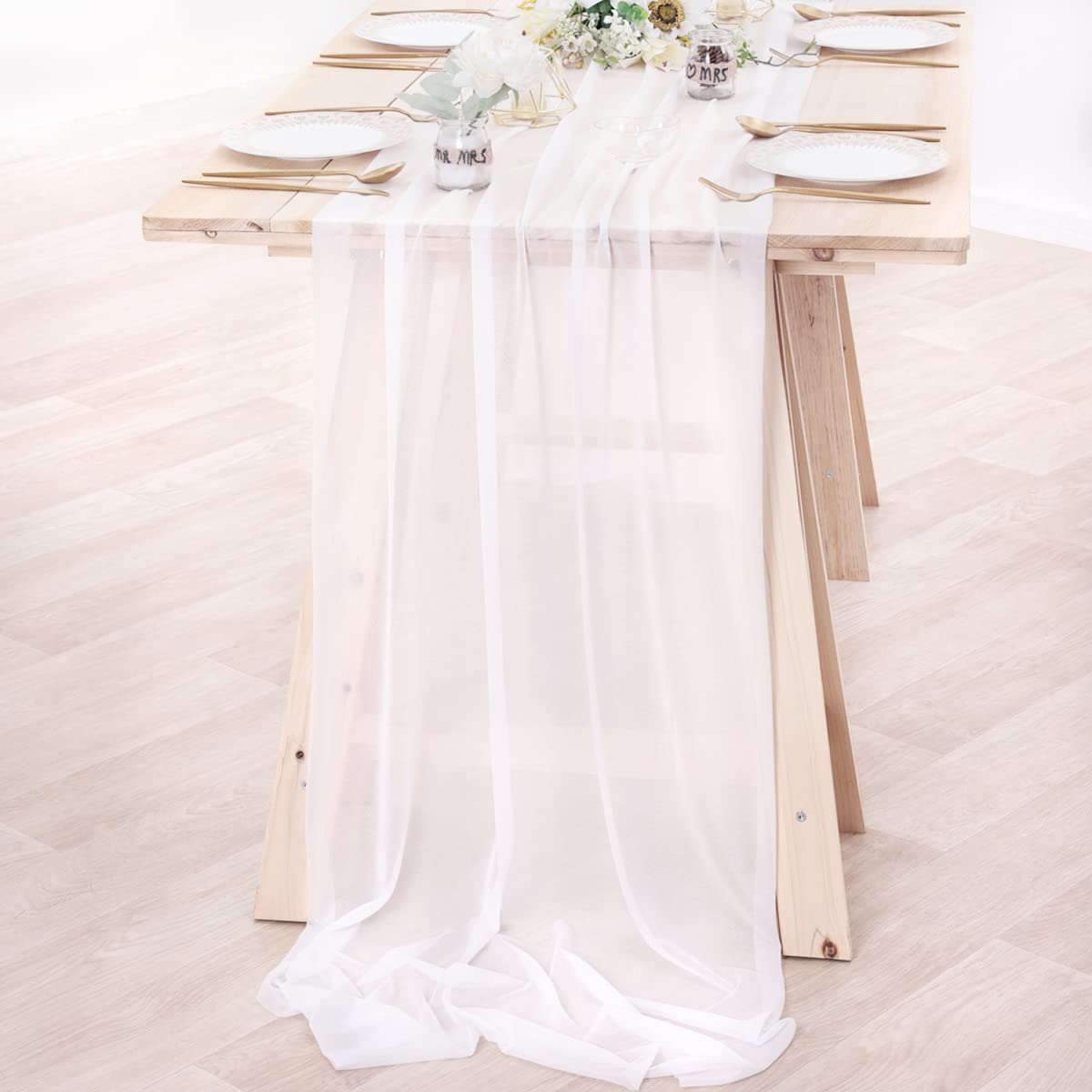 Chemin de Table en mousseline  - Christmas Table Runner avis et prix