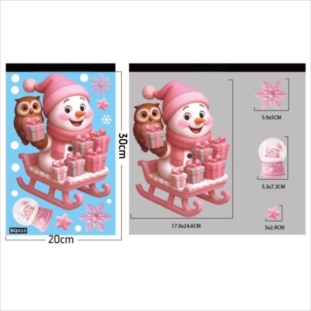 Autocollants de fenêtre en PVC - Snowflake Window Decal avis et prix