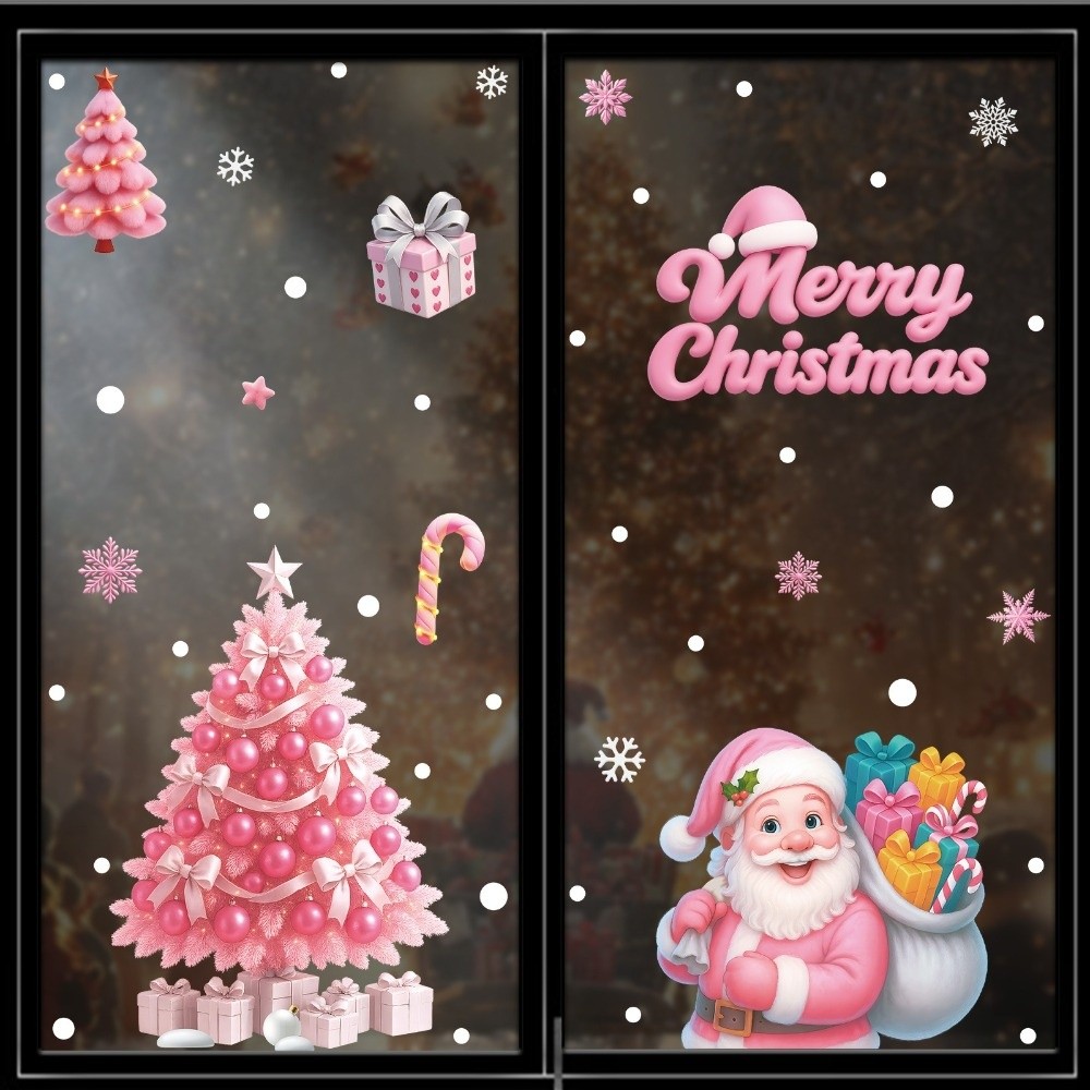 Autocollants de fenêtre amovib - Snowflake Window Decal avis et prix