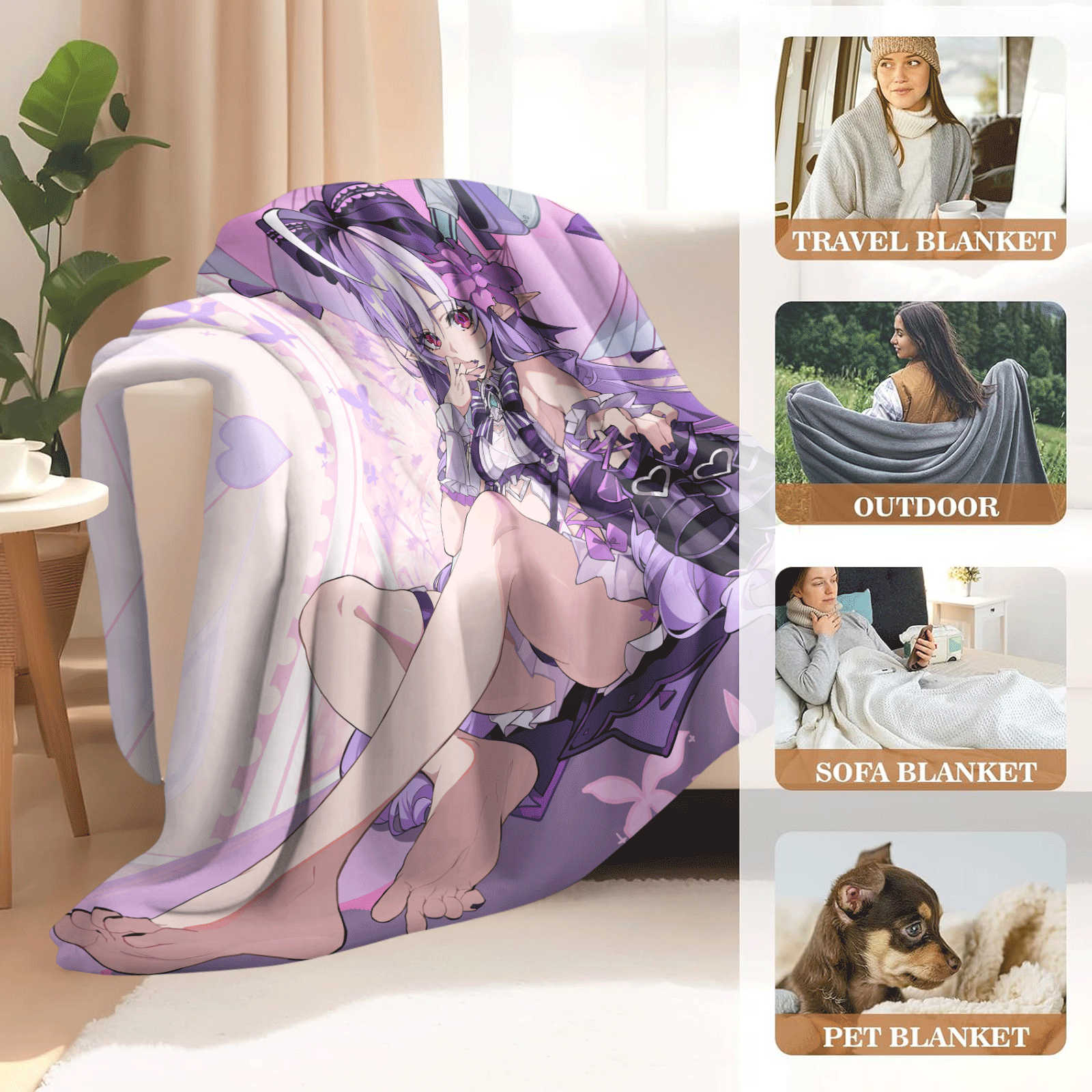 Couverture en flanelle dessin  - Christmas Throw Blanket avis et prix