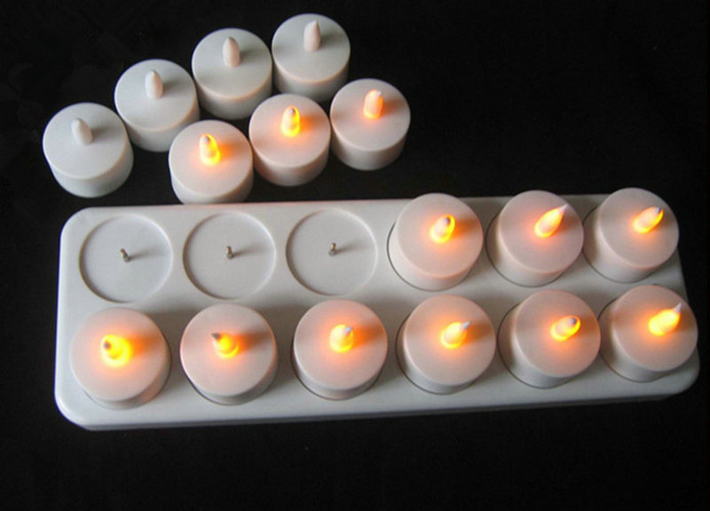 Lot de 12 bougies LED recharge - Holiday Candle Set avis et prix