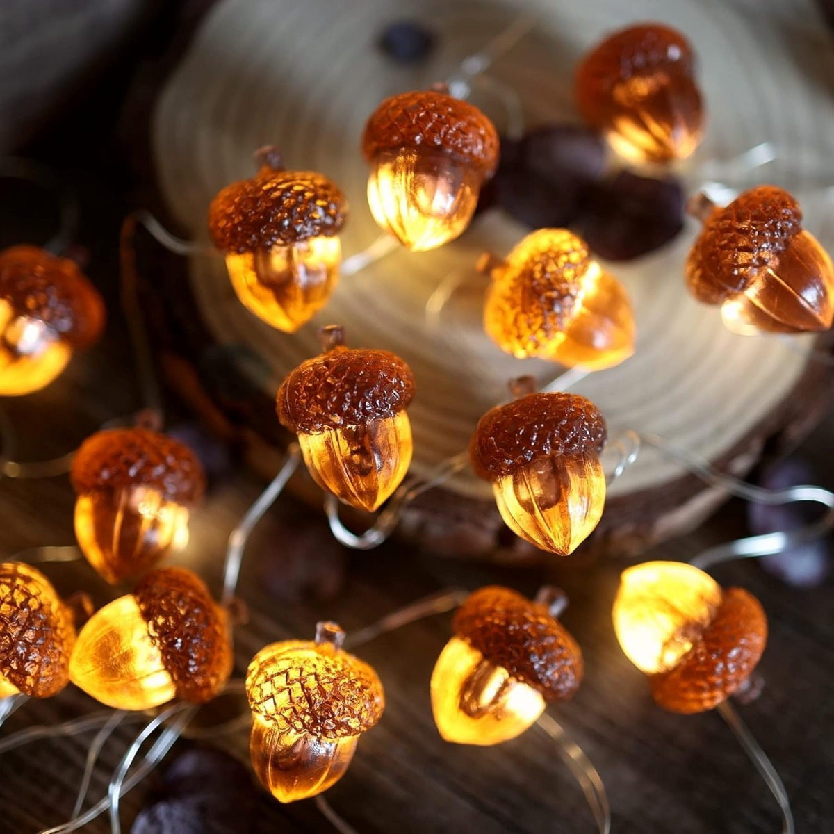 Guirxiété lumineuse Acorn, déc - Led Fairy String Lights avis et prix