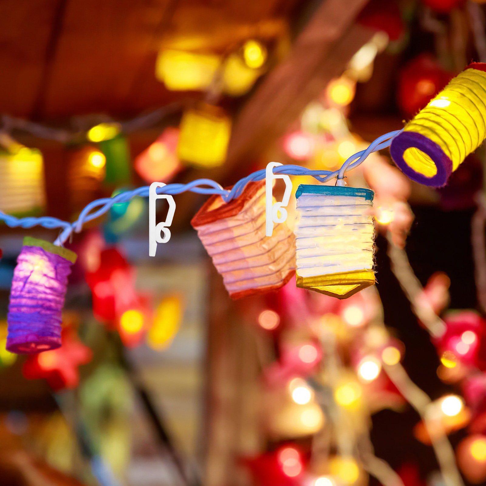 50 crochets de fixation en pla - Christmas Lights Outdoor avis et prix