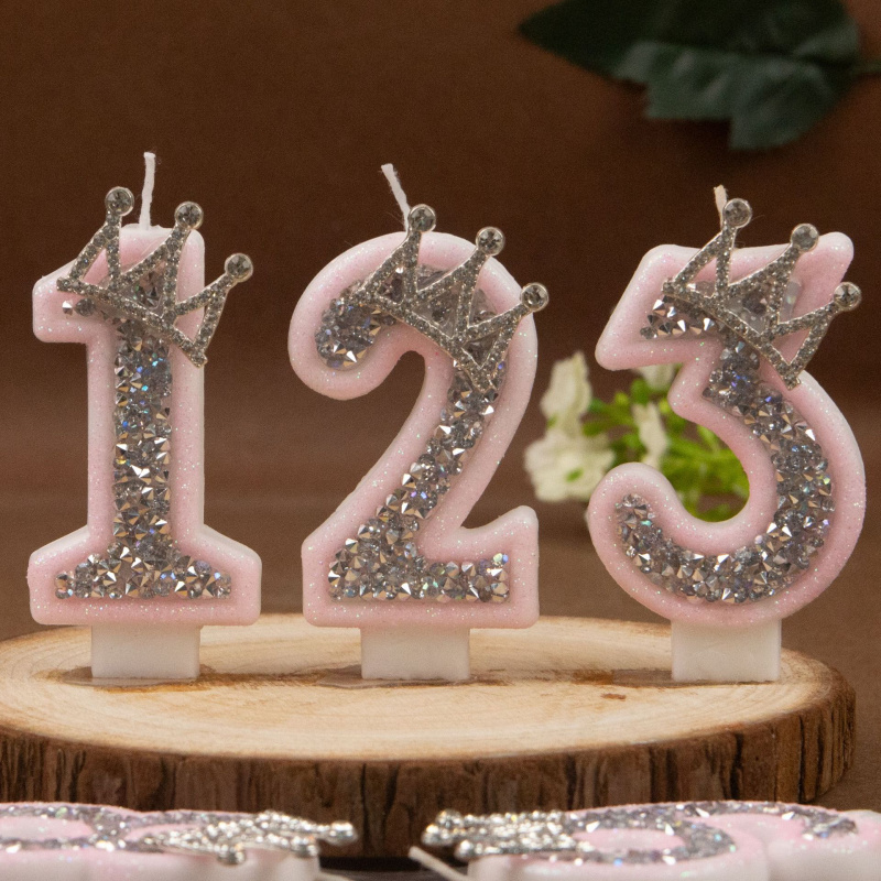 Bougies numériques 0-9, couron - Holiday Candle Set avis et prix