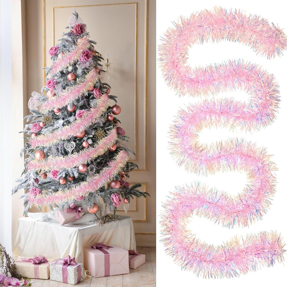 Ruban de Noël scintillant de 2 - Tinsel Garland Decoration avis et prix