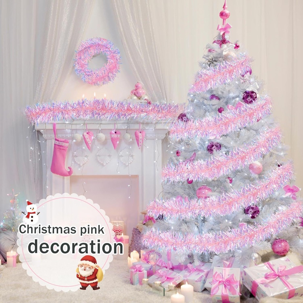 Ruban de Noël scintillant de 2 - Tinsel Garland Decoration avis et prix