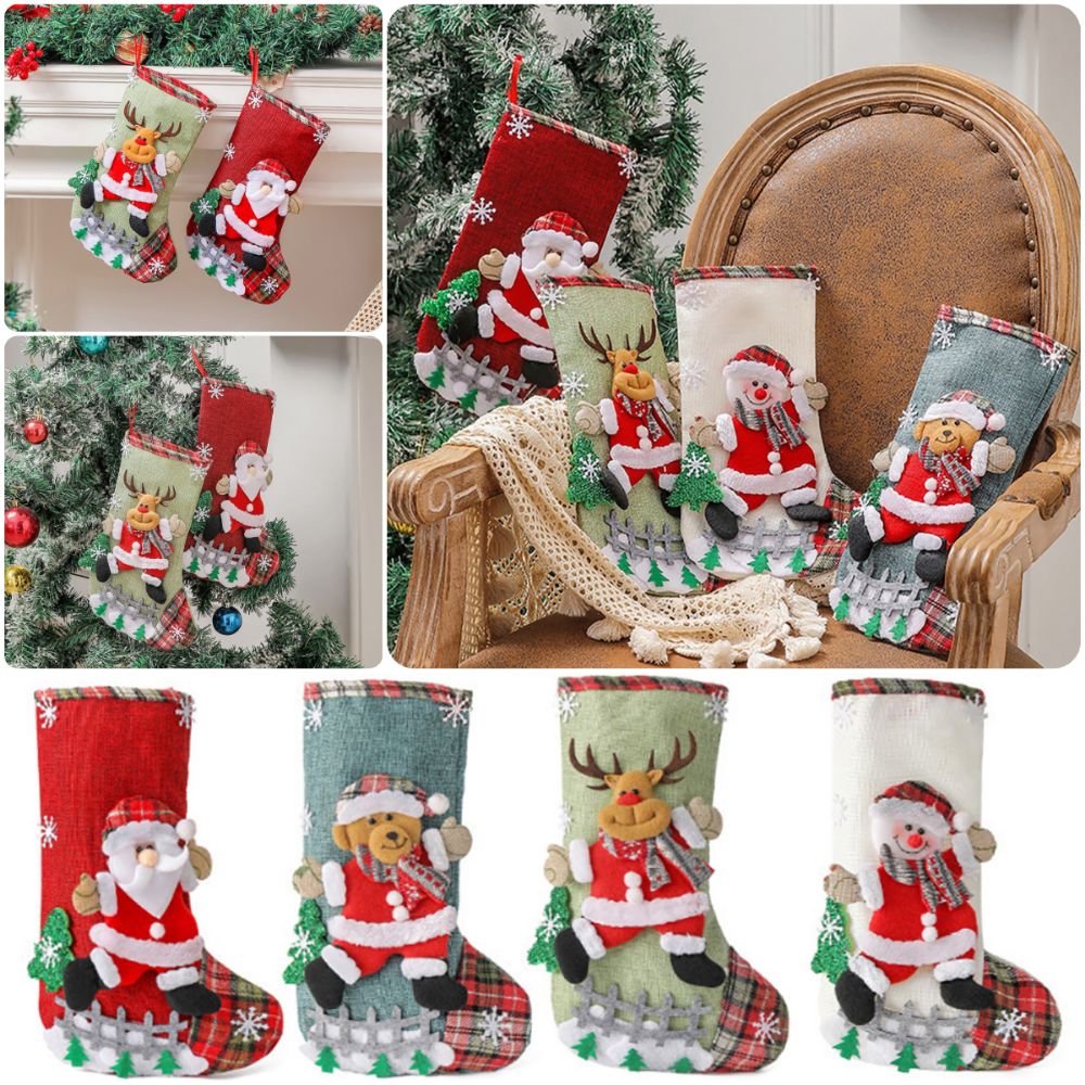 Chaussettes de Noël multicolor - Christmas Stocking Hanging avis et prix