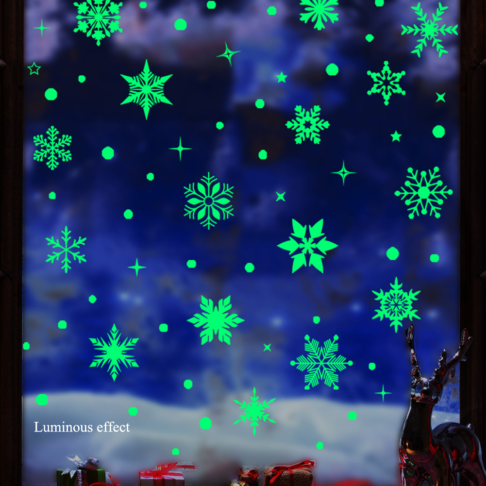 Autocollant mural flocons de n - Snowflake Window Decal avis et prix