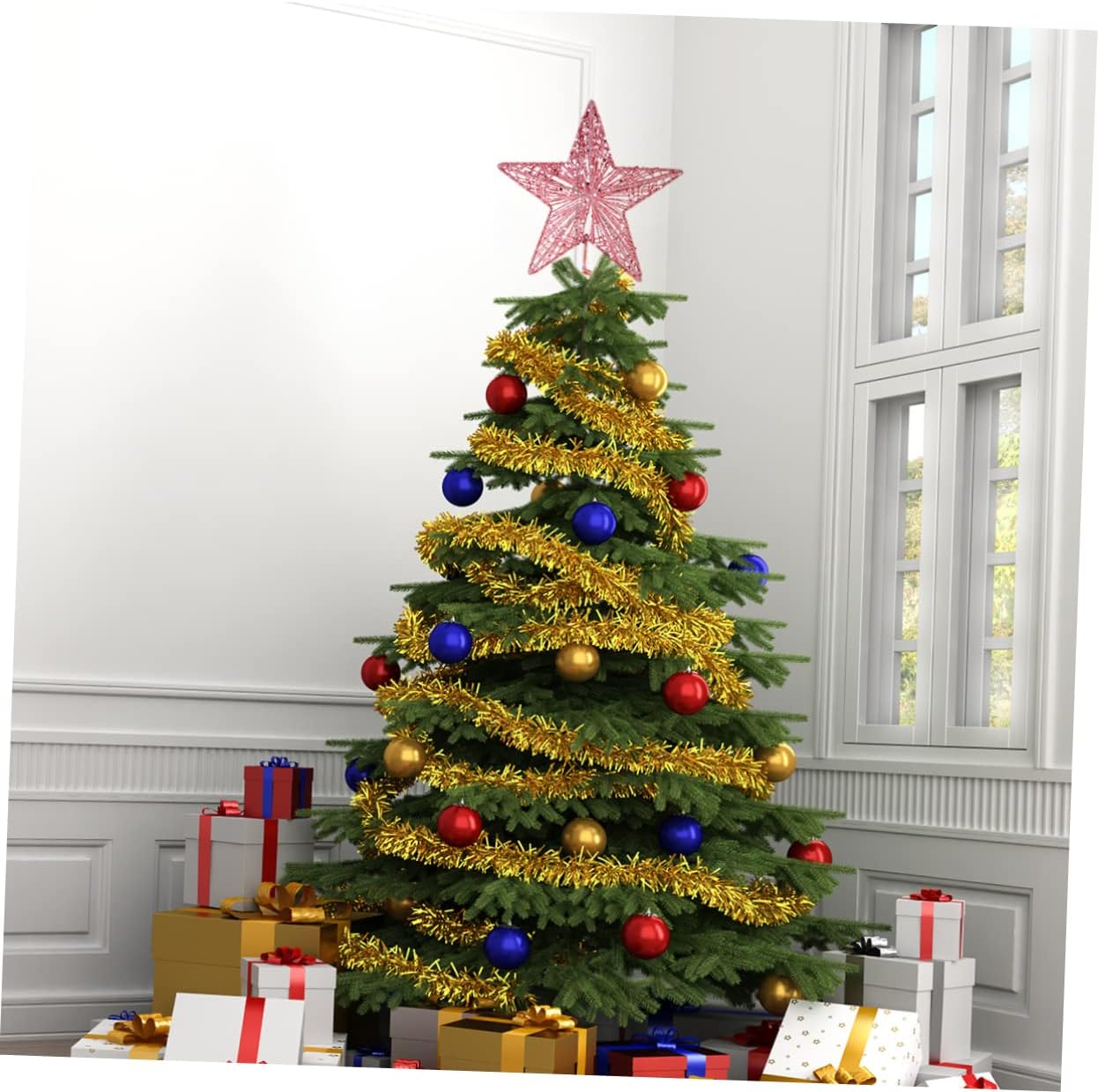 Topper d'arbre de Noël avec ét - Star Tree Topper avis et prix