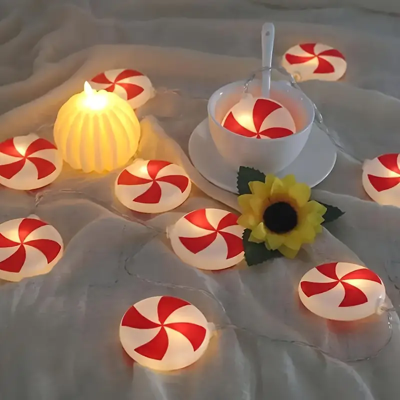 6m 40 LEDS festif canne à sucr - Led Fairy String Lights avis et prix