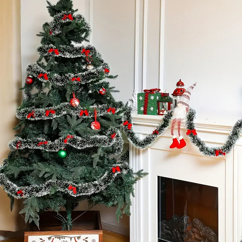 Guirlande de ruban de canne ve - Tinsel Garland Decoration avis et prix