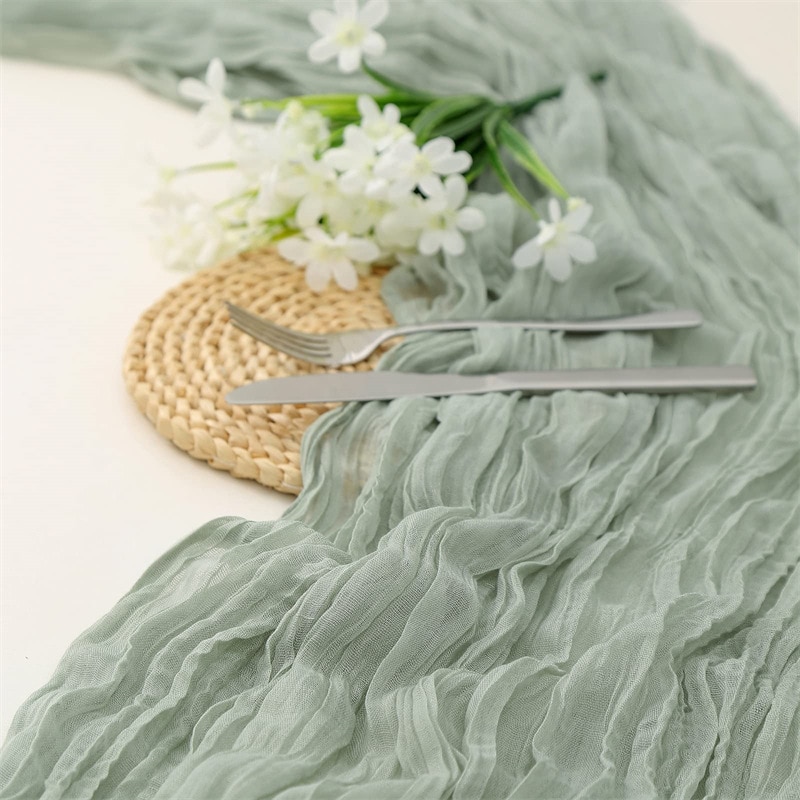 Semi-Sheer Gaze Fête De Mariag - Christmas Table Runner avis et prix