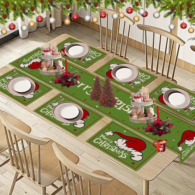 VIKAMA Ensemble de sets de tab - Christmas Table Runner avis et prix