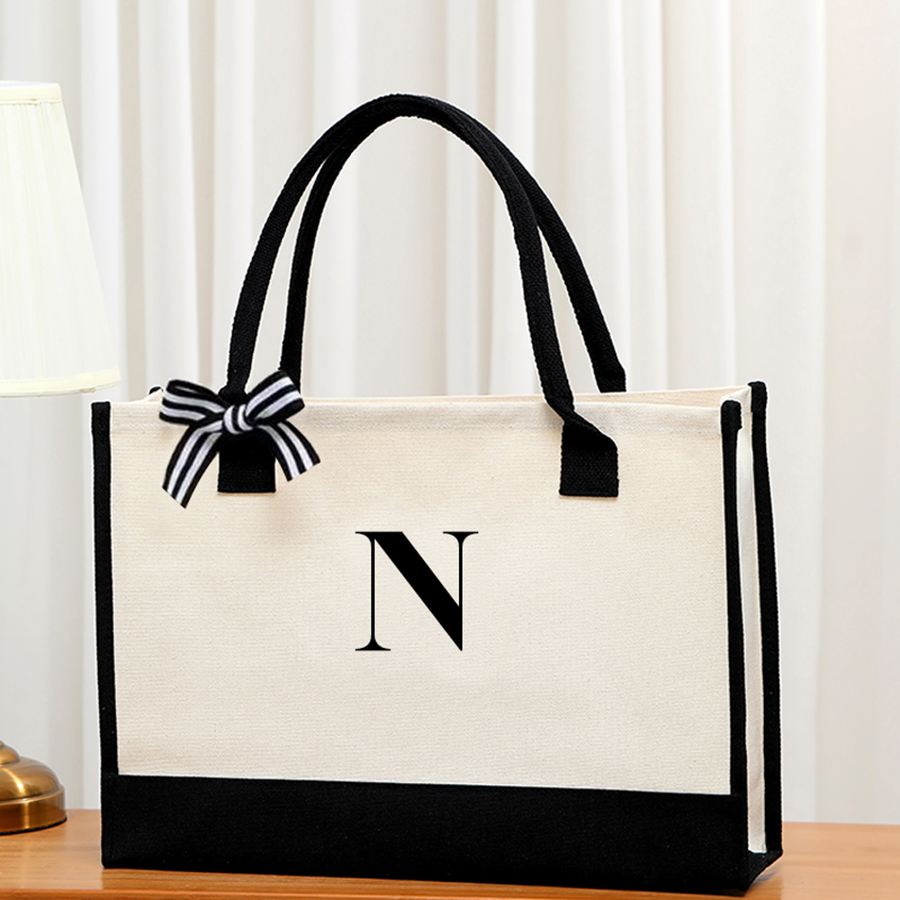 Sac fourre-tout en toile Simpl - Ribbon Bow Gift avis et prix