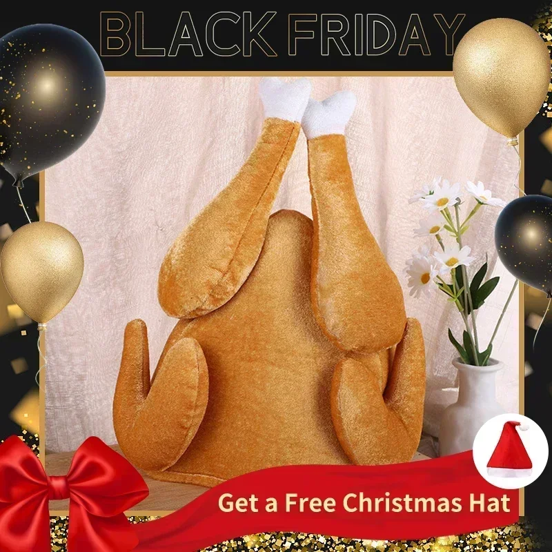 Chapeau de dinde rôti en peluc - Santa Hat Plush avis et prix