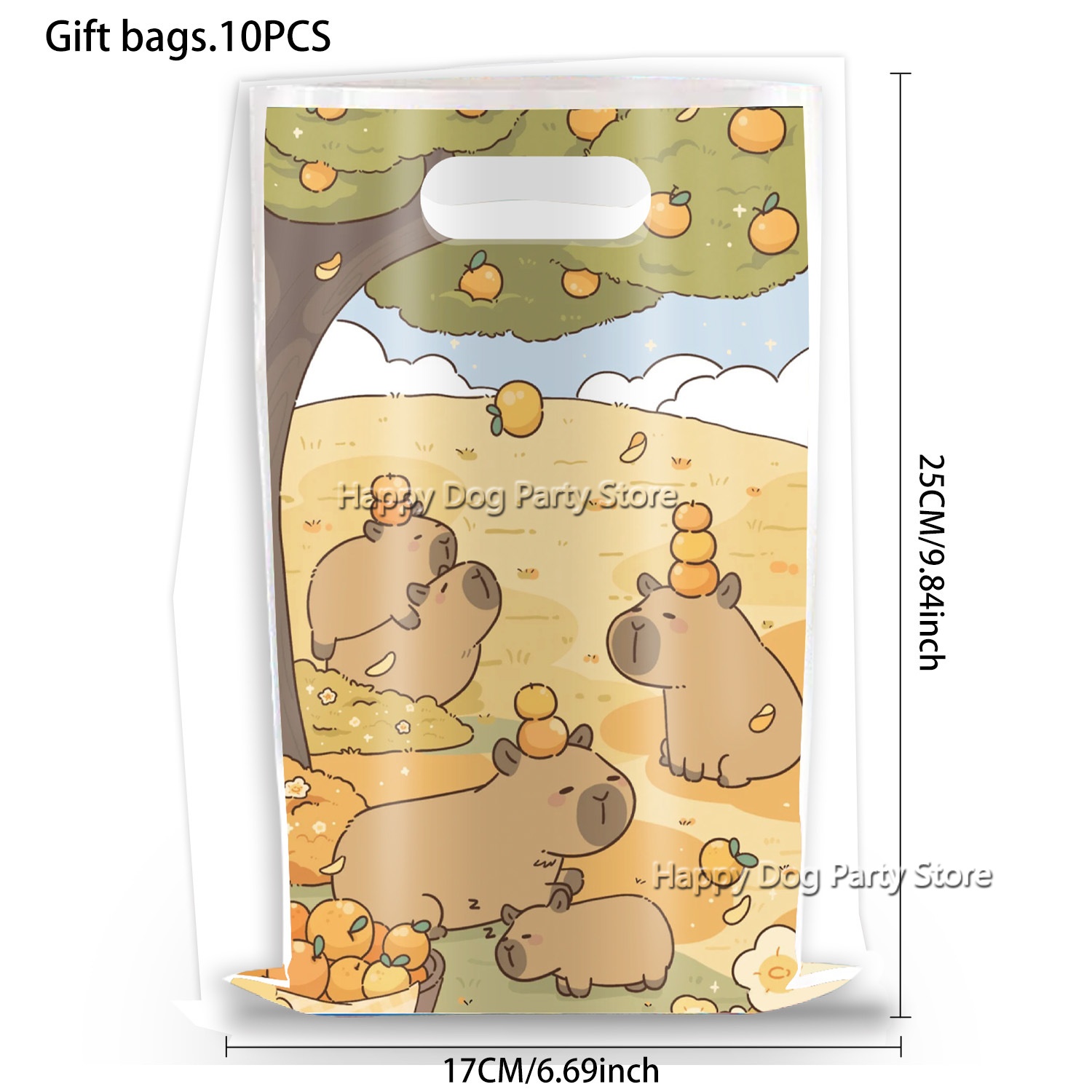 Capybara de dessin animé, four - Gift Box Wrap Set avis et prix