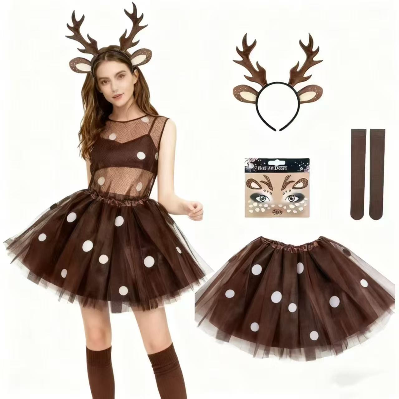 Ensemble de costume de renne : - Reindeer Antlers Headband avis et prix