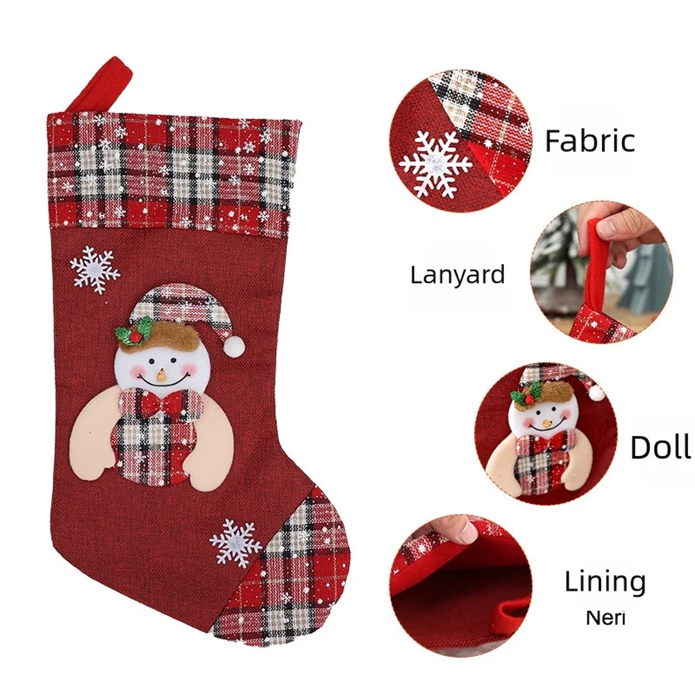 1 pièces bas de noël cadeau sa - Christmas Stocking Hanging avis et prix