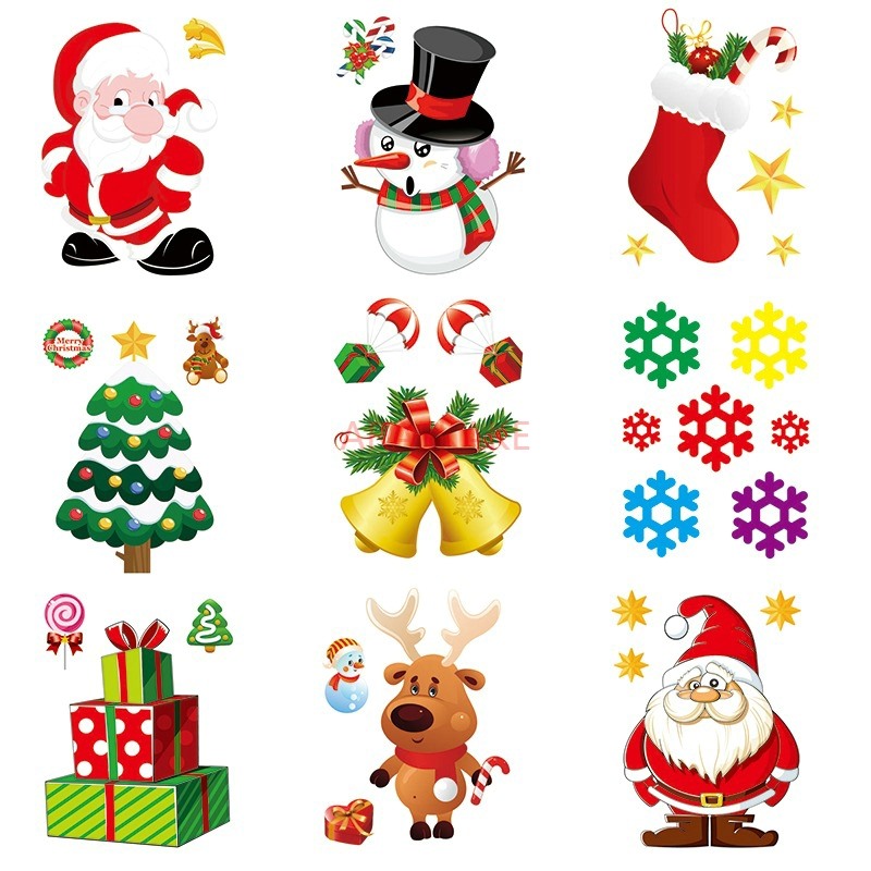 Autocollant statique de noël a - Snowflake Window Decal avis et prix