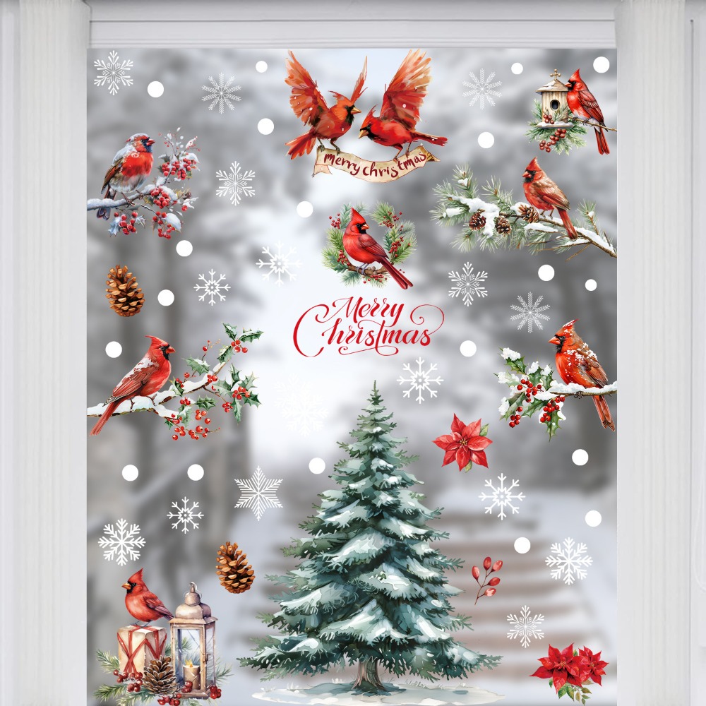 9 autocollants de Noël pour fe - Snowflake Window Decal avis et prix