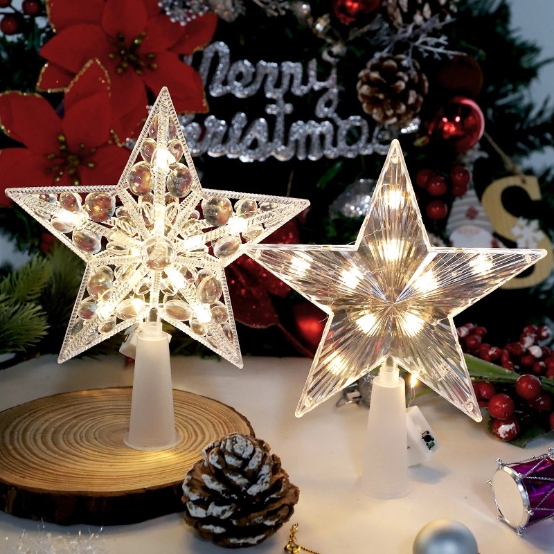 Décoration de noël scintillant - Star Tree Topper avis et prix