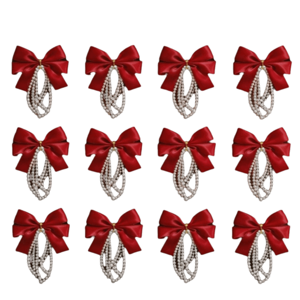 Lot de 12 nœuds pour sapin de  - Gift Box Wrap Set avis et prix