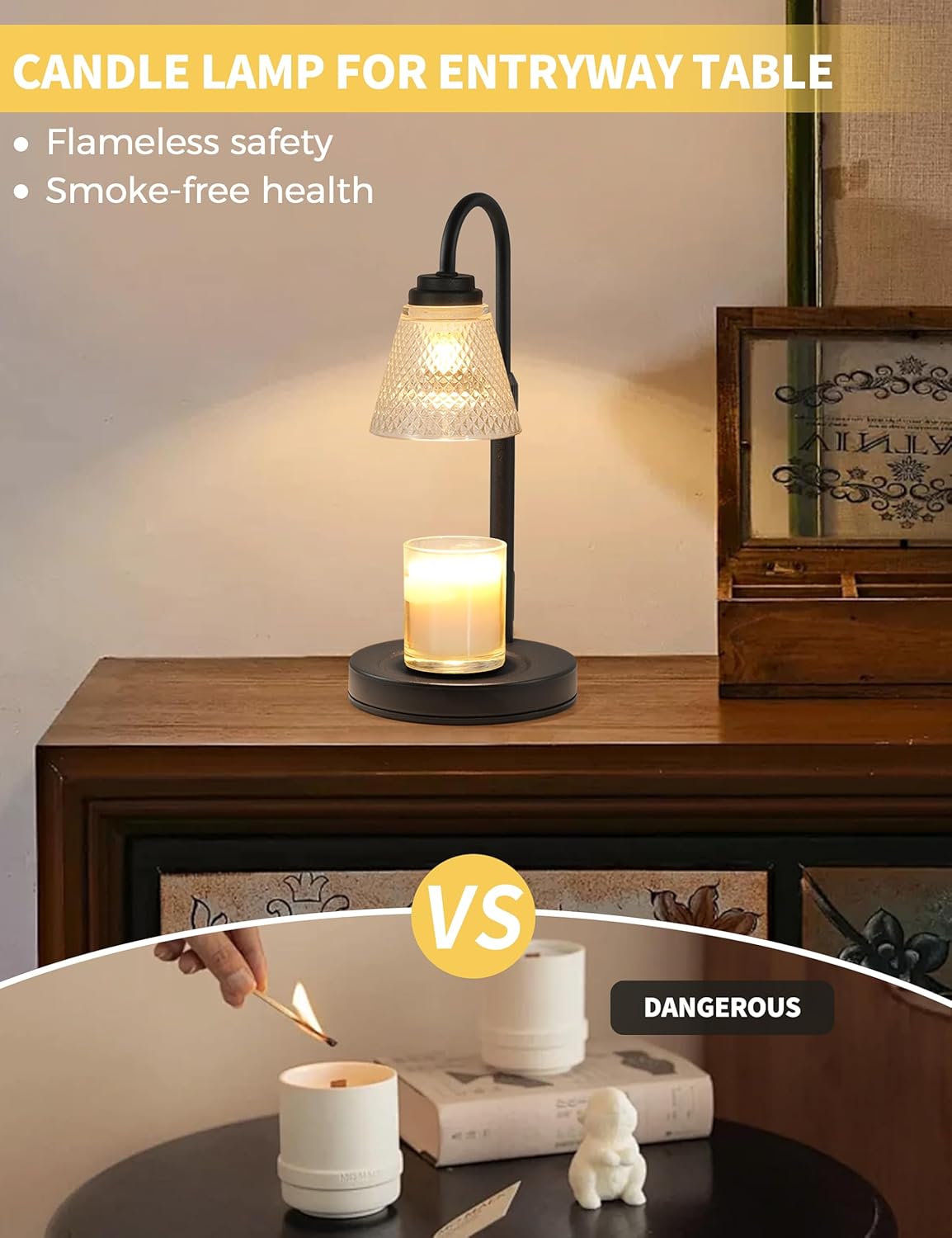 Lampe chauffe-bougie avec minu - Holiday Candle Set avis et prix