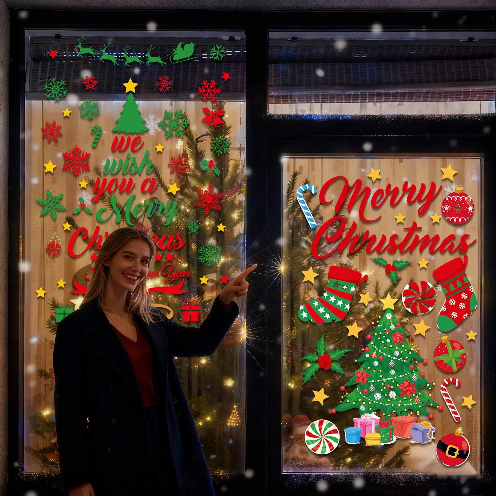 3 pièces autocollants muraux d - Snowflake Window Decal avis et prix
