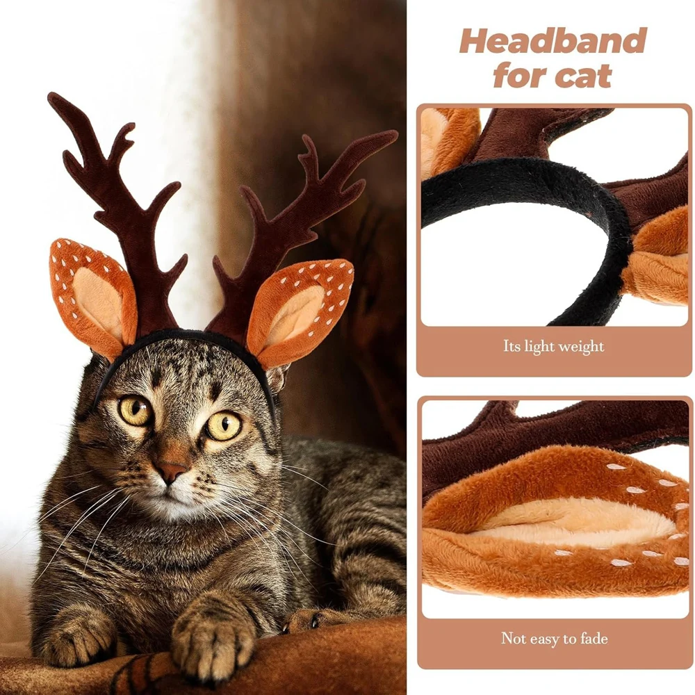 Bandeaux pour chiens, Costume  - Reindeer Antlers Headband avis et prix