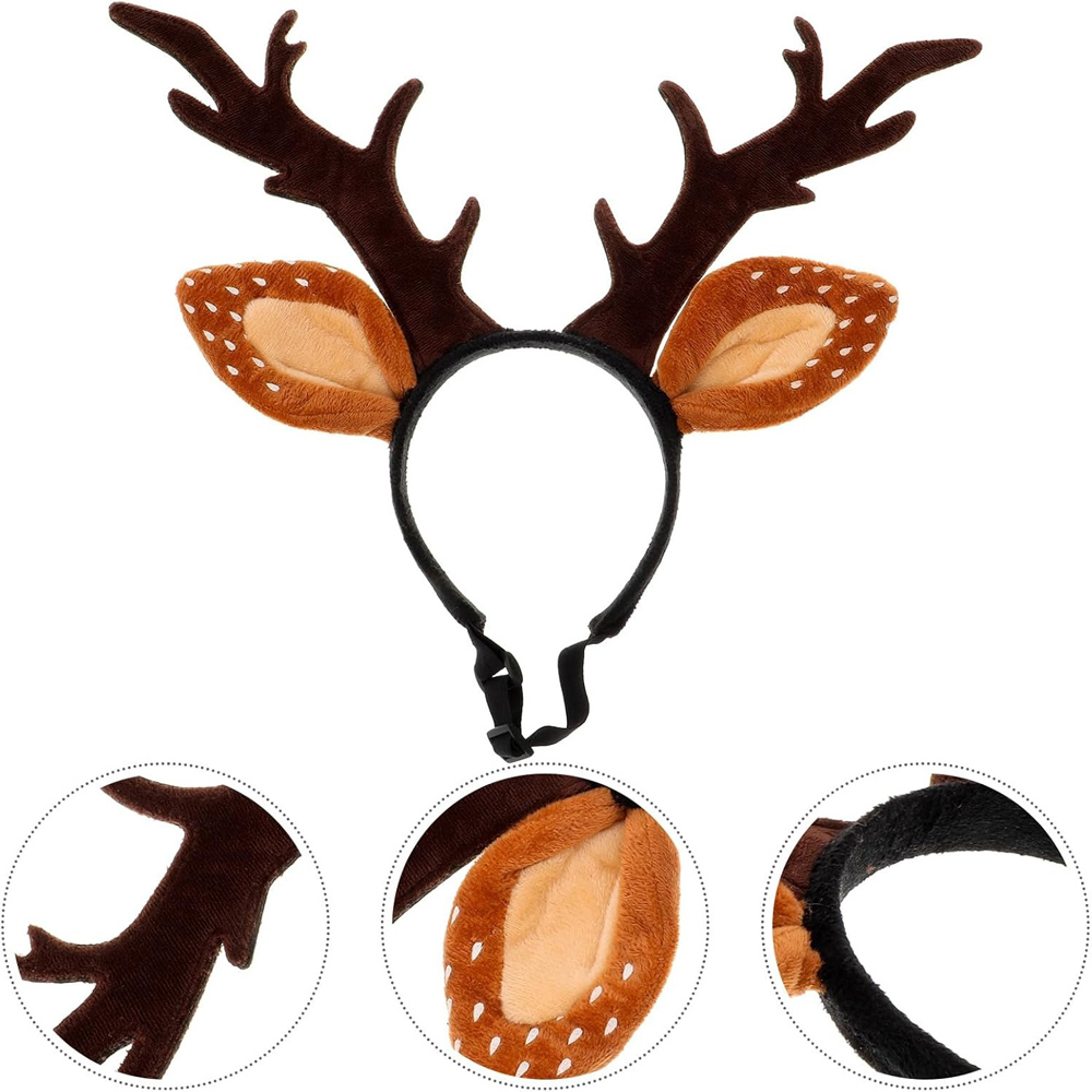 Bandeaux pour chiens, Costume  - Reindeer Antlers Headband avis et prix
