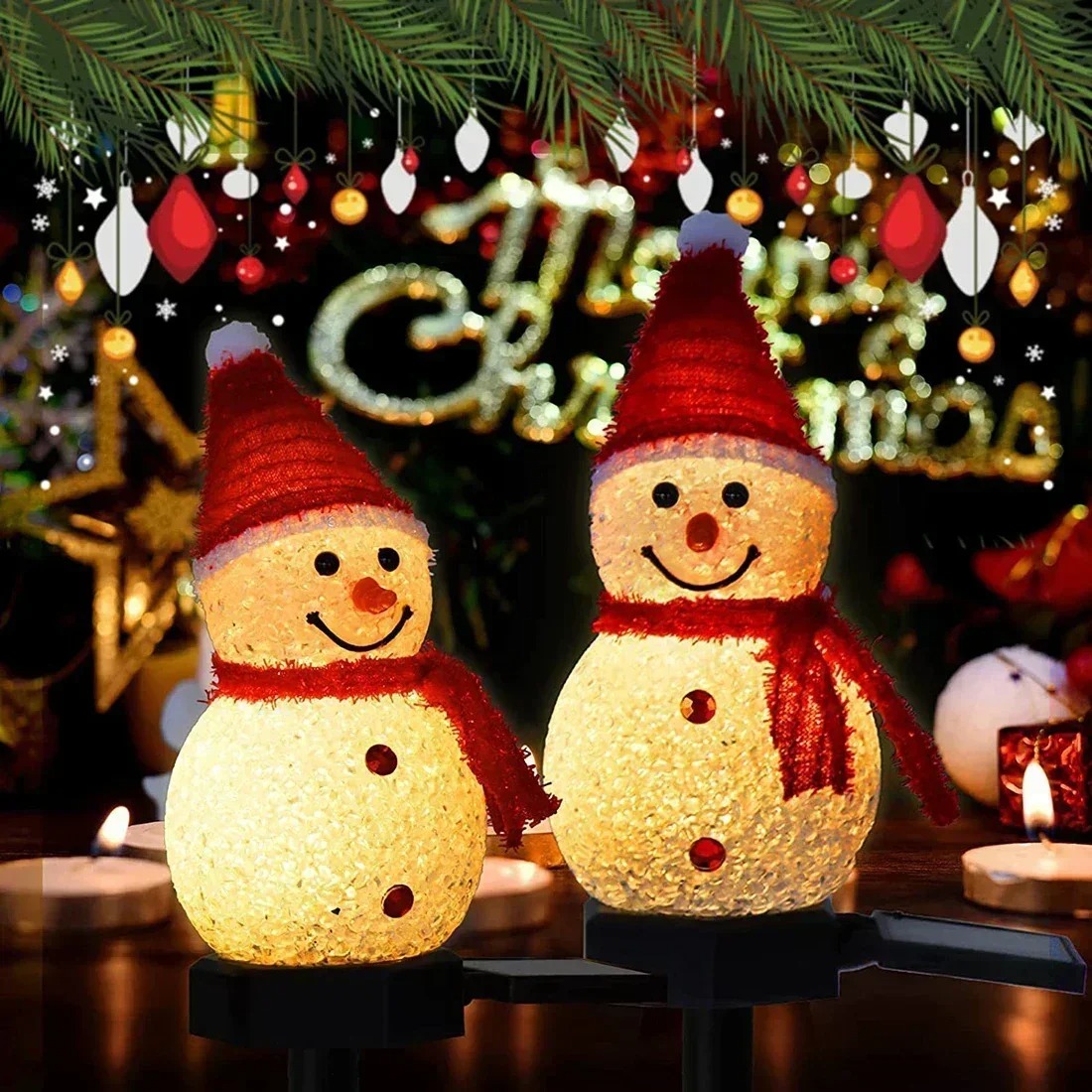 Lampe solaire de jardin en for - Christmas Lights Outdoor avis et prix