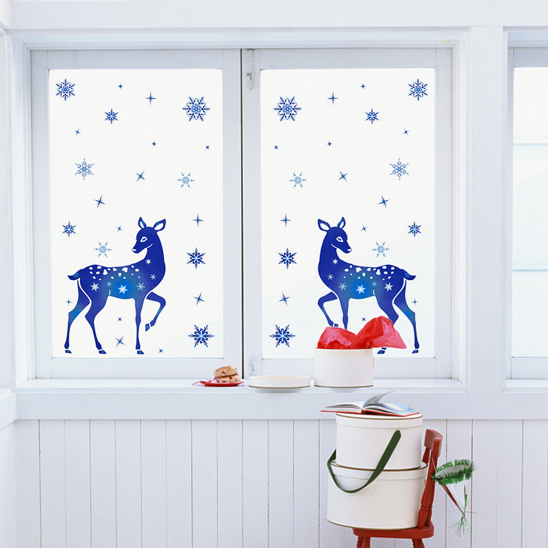 Autocollants de fenêtre de noë - Snowflake Window Decal avis et prix
