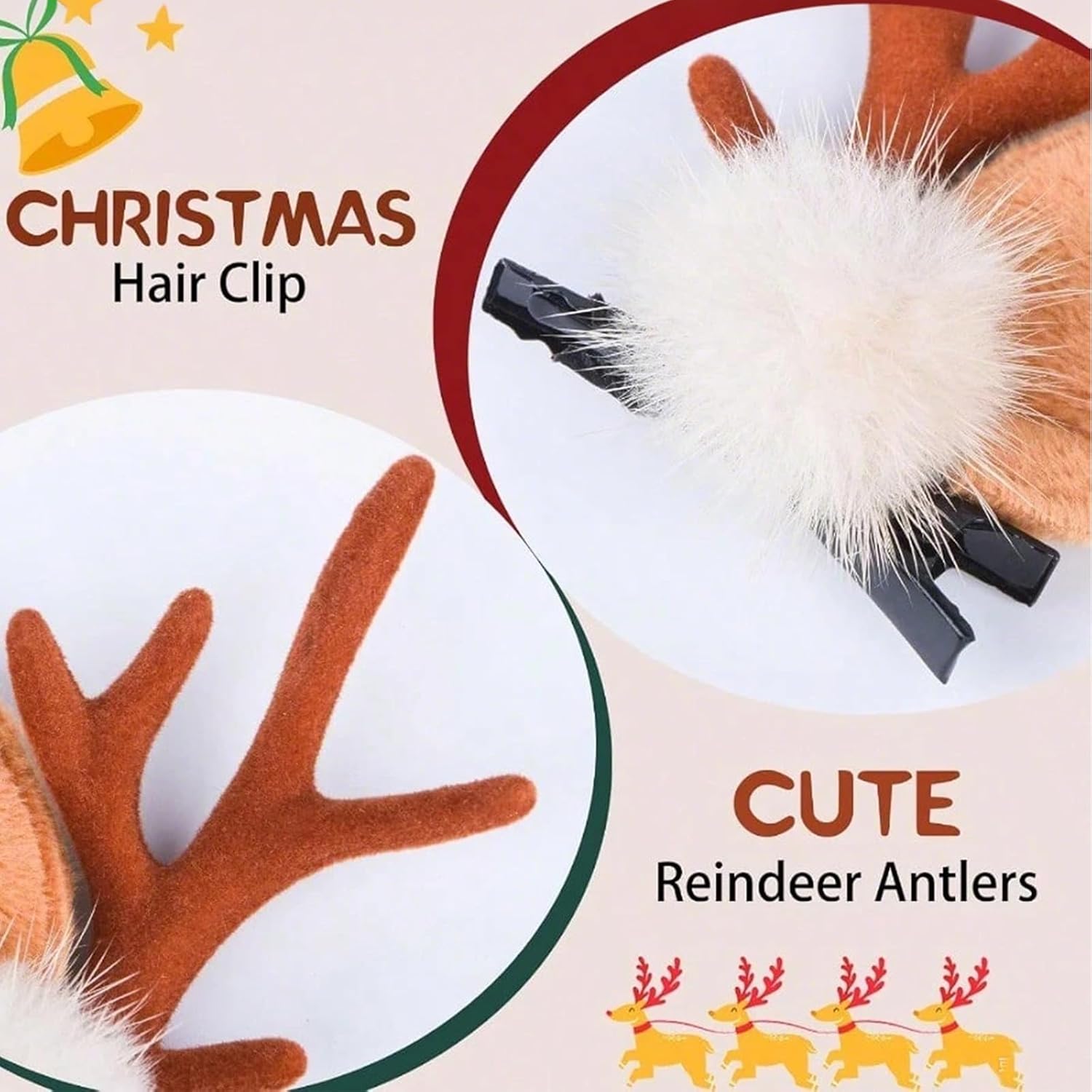 1/2 Paires de Petits Bandeaux  - Reindeer Antlers Headband avis et prix