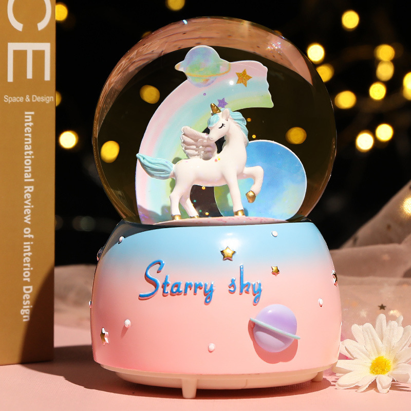 Nouvelle boule de cristal boît - Snow Globe Musical avis et prix